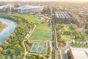 RFK aerial rendering