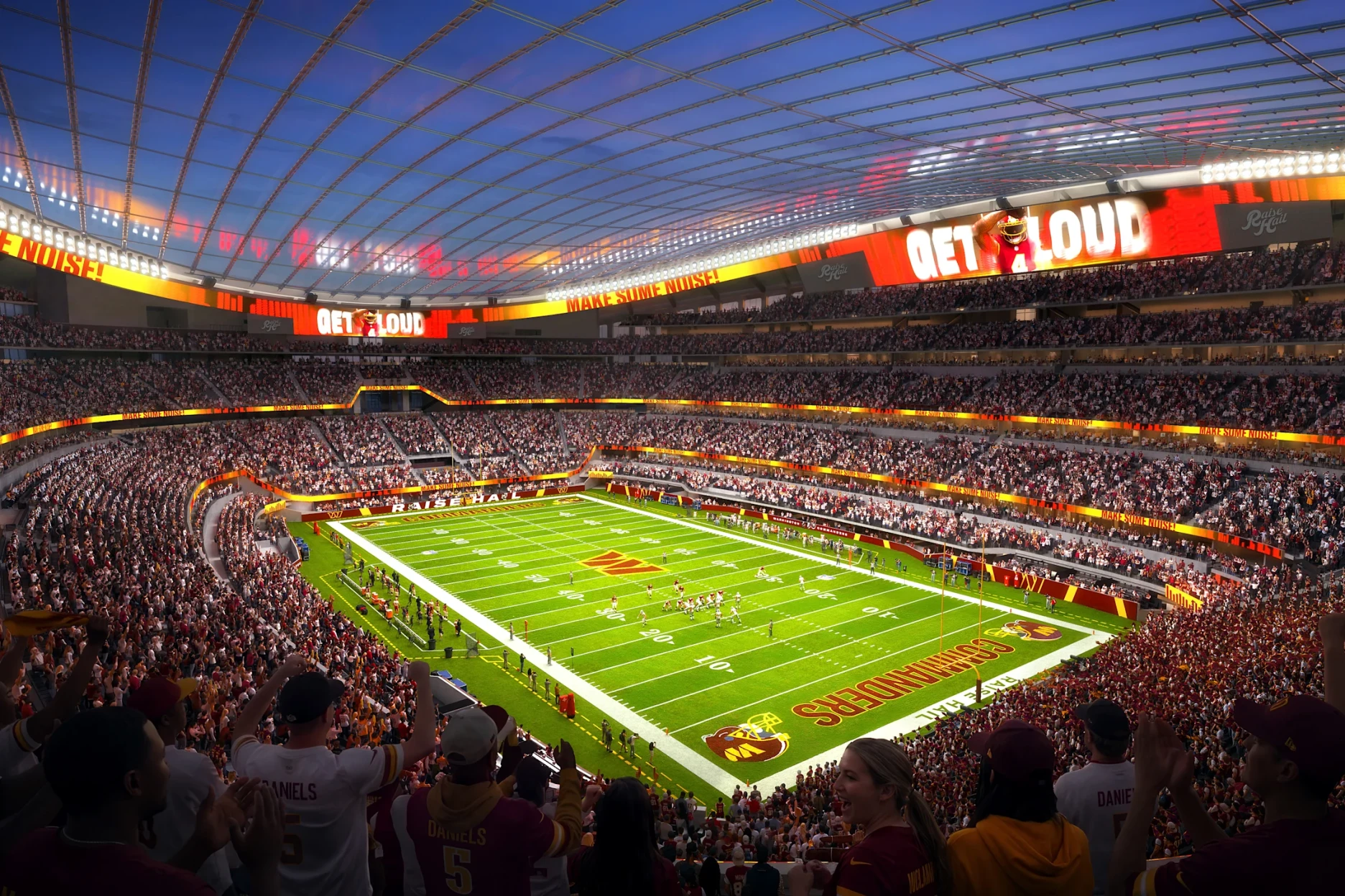 Commanders Unveil Interior Renderings of New Stadium